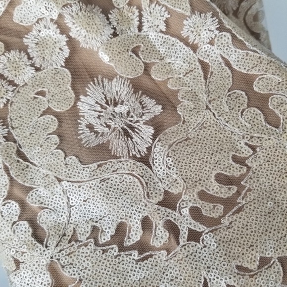 Chico's Lace Embroidered Sequin Embellished Tank - Picture 10 of 11